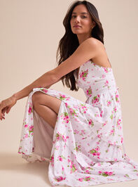 Goldice Floral Maxi Dress Detail 4 - TULLABEE
