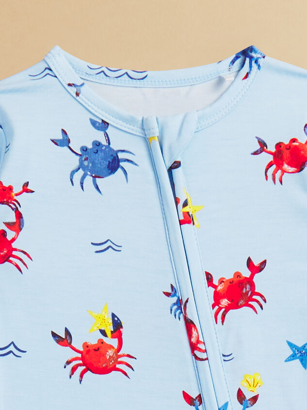 Cutie Crabs Footie Detail 2 - TULLABEE