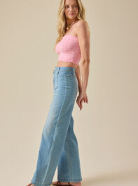 Darby Pointelle Scalloped Tube Detail 3 - TULLABEE