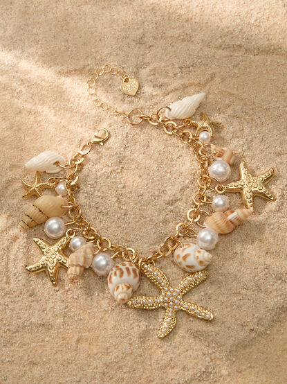 Shell Charm Bracelet - TULLABEE