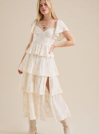 Roxanne Layered Maxi Dress Detail 2 - TULLABEE