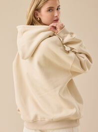 76 Leopard Print Graphic Hoodie Detail 5 - TULLABEE