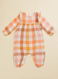 Briar Plaid Jumpsuit Detail 2 - TULLABEE