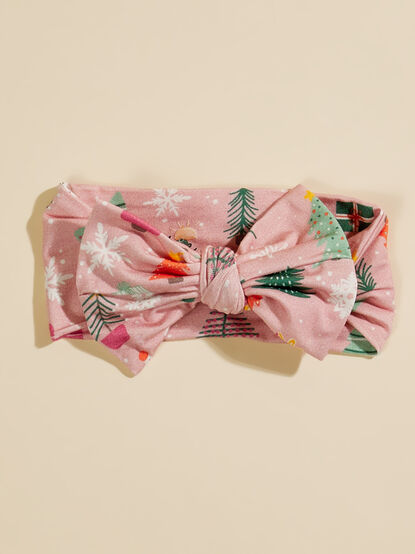 All Spruced Up Bow Headband - TULLABEE