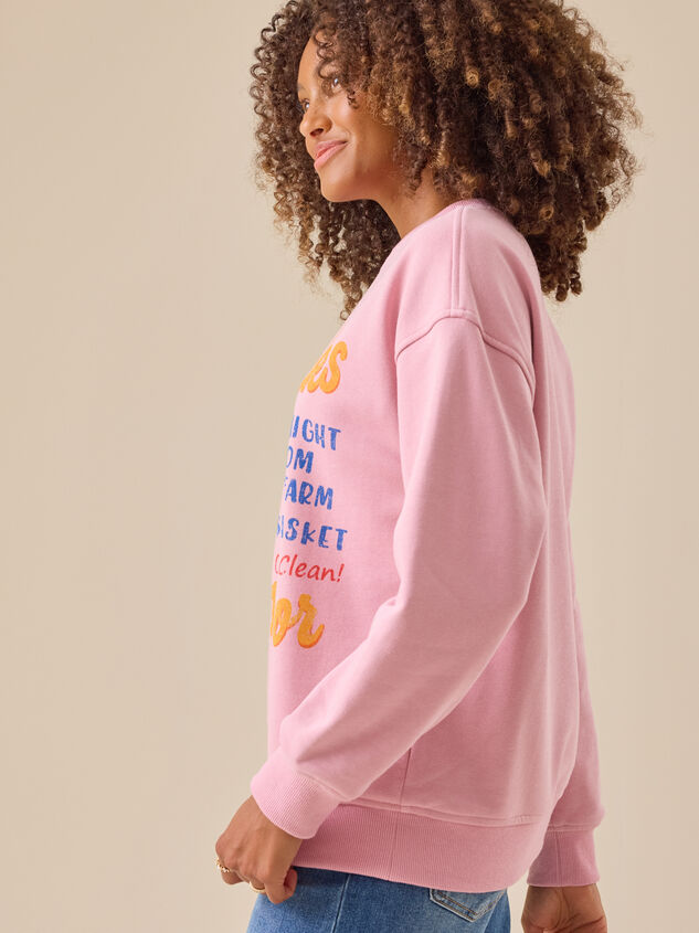 Fresh Picks Sweatshirt Detail 4 - TULLABEE