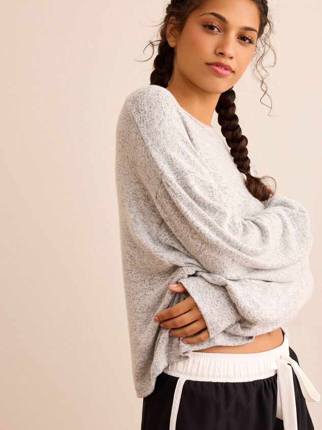 Soft Horizon Balloon Sleeve Tee Detail 4 - TULLABEE