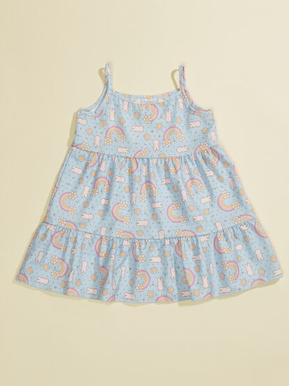 Rainbow Peeps Baby Dress - TULLABEE