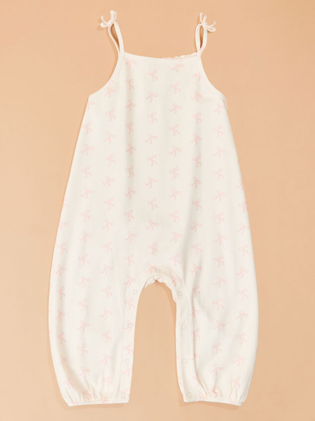 Livvy Bow Jumpsuit Detail 2 - TULLABEE