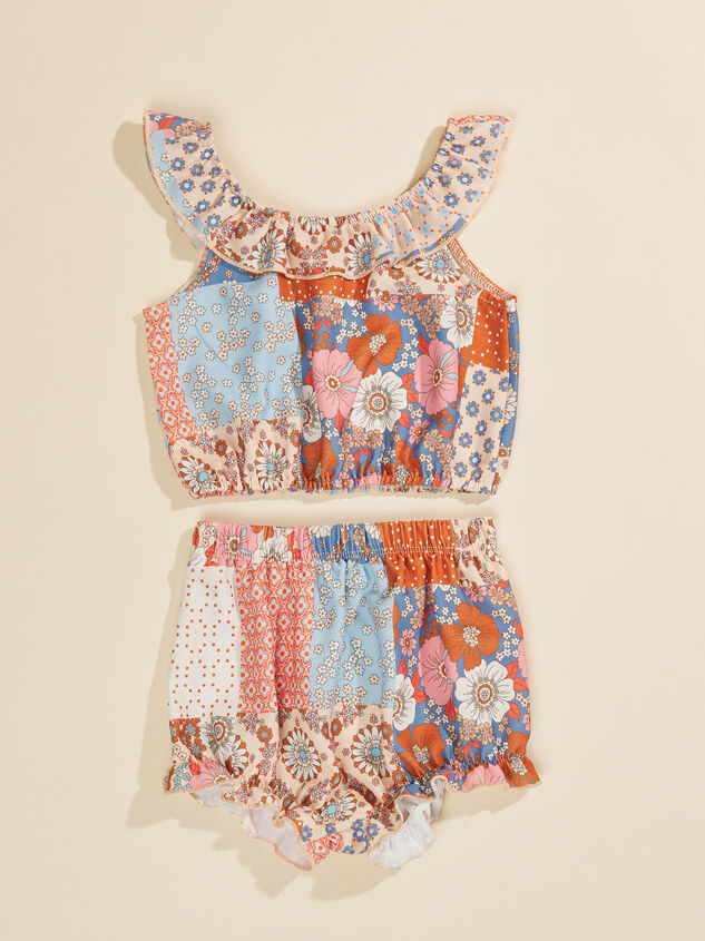 Patchwork Top and Bloomer Set Detail 2 - TULLABEE