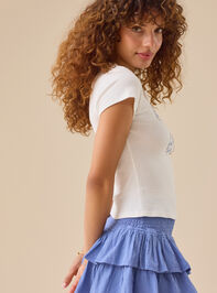 Bow Baby Tee Detail 3 - TULLABEE