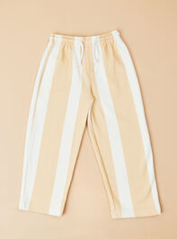 Maxwell Wide Leg Stripe Pant Detail 2 - TULLABEE