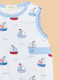 Little Captain Romper Detail 3 - TULLABEE