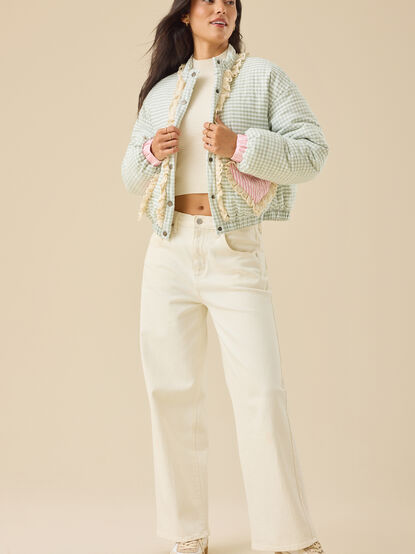 Gemma Gingham Jacket - TULLABEE