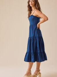 Christen Midi Dress Detail 5 - TULLABEE