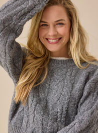 Lorali Layered Wool Sweater Detail 3 - TULLABEE
