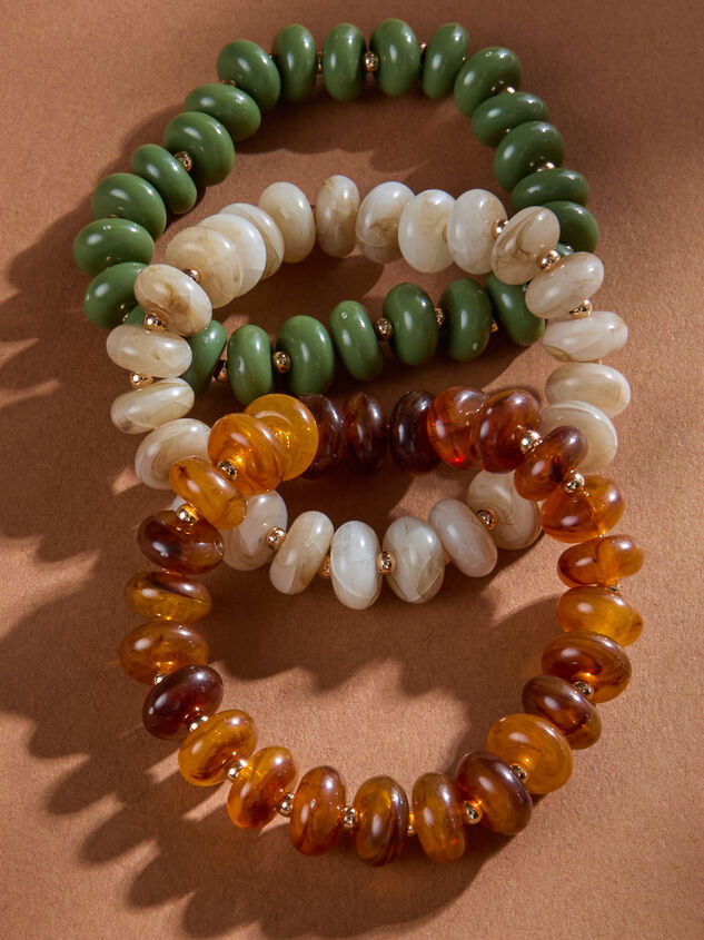 Meadow Beaded Bracelet Trio Detail 2 - TULLABEE