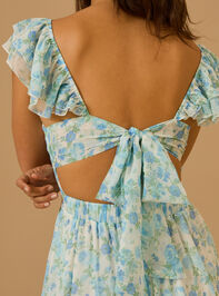 Chandler Floral Maxi Dress Detail 6 - TULLABEE