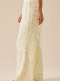 Ivy Ditsy Floral Wide Leg Pants Detail 4 - TULLABEE