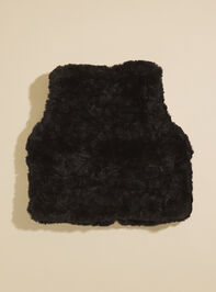 Geneva Fur Vest by MudPie Detail 3 - TULLABEE