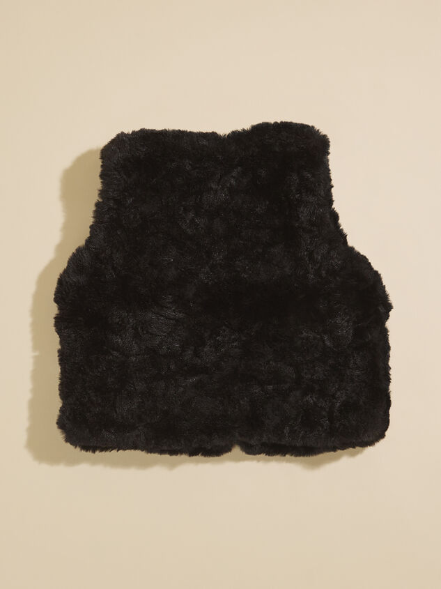 Geneva Fur Vest by MudPie Detail 3 - TULLABEE
