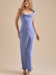 Scarlett Satin Maxi Dress - TULLABEE