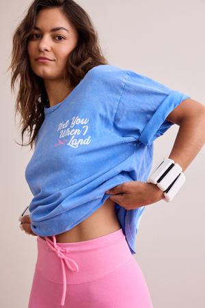 Text You When I Land Oversized Tee - Altar'd State - 