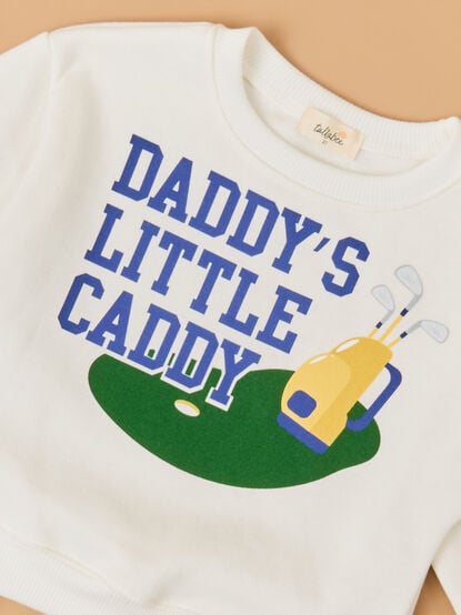 Daddy's Little Caddy Graphic Sweatshirt - TULLABEE