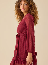 Sabine Ruffle Trim Mini Dress Detail 4 - TULLABEE