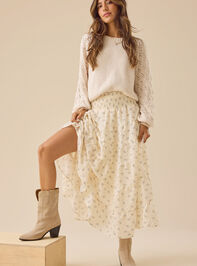 Isla Tiered Midi Skirt - TULLABEE