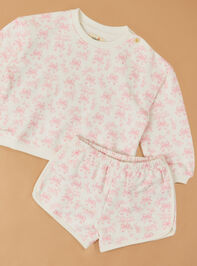 Ava Bow Toile Shorts Detail 2 - TULLABEE