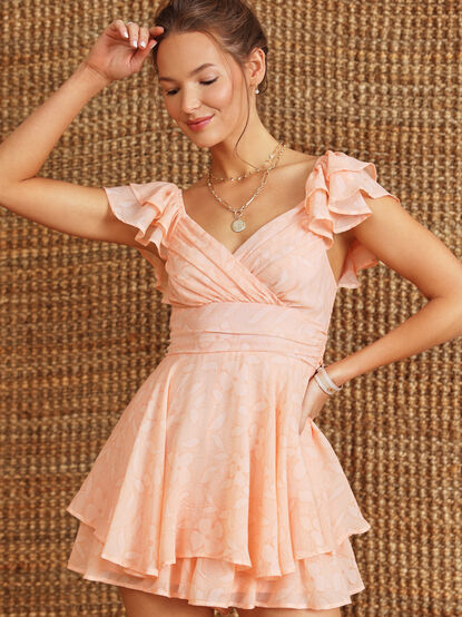 Lainey Double Layered Romper - TULLABEE