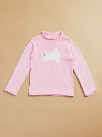 Bunny Rollneck Sweater - TULLABEE