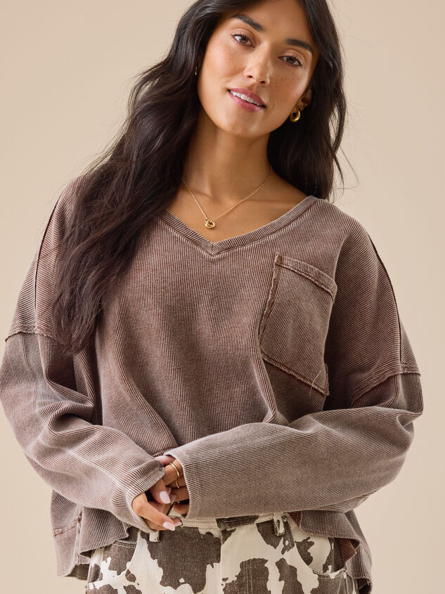 Cassidy Boxy Thermal Top - TULLABEE