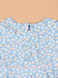 Beth Country Calico Baby Floral Top and Pant Set Detail 3 - TULLABEE