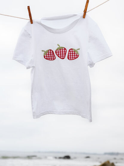 Libby Strawberry Baby Tee - TULLABEE