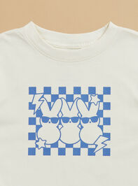 Cool Peeps Easter Tee Detail 3 - TULLABEE
