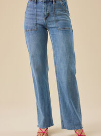 Jodie Wide Leg Jeans Detail 4 - TULLABEE