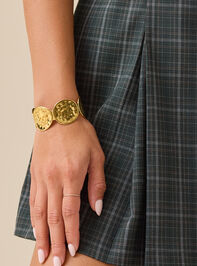 Round Hammered Bangle - TULLABEE