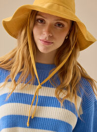 Ricki Striped Boxy Sweater Detail 3 - TULLABEE