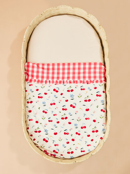 Cherries Gingham Blanket - TULLABEE