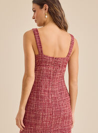 Brooklin Tweed Mini Dress Detail 4 - TULLABEE