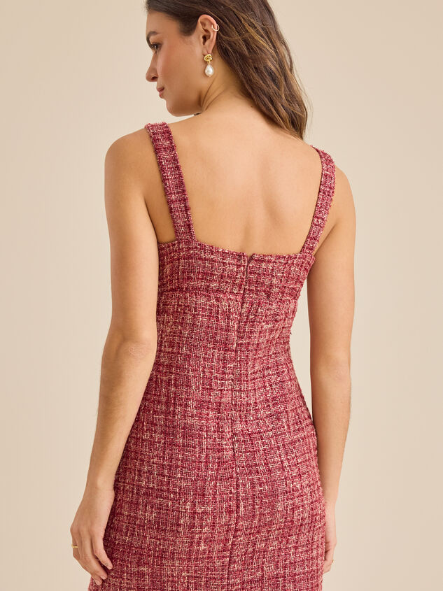 Brooklin Tweed Mini Dress Detail 4 - TULLABEE