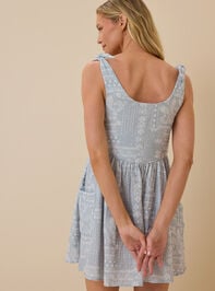 Emery Patchwork Mama Dress Detail 5 - TULLABEE