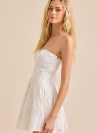 Margo Strapless Mini Dress Detail 4 - TULLABEE