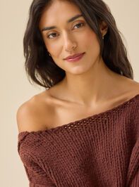 Raylee Boatneck Sweater Detail 3 - TULLABEE