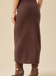 Shay Knit Midi Skirt Detail 6 - TULLABEE
