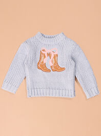 Rodeo Cutie Sweater and Dress Set Detail 3 - TULLABEE