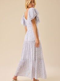 Catherine Floral Maxi Dress Detail 3 - TULLABEE