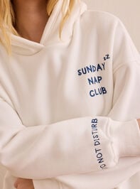 Sunday Nap Club Icon Hoodie Detail 3 - TULLABEE