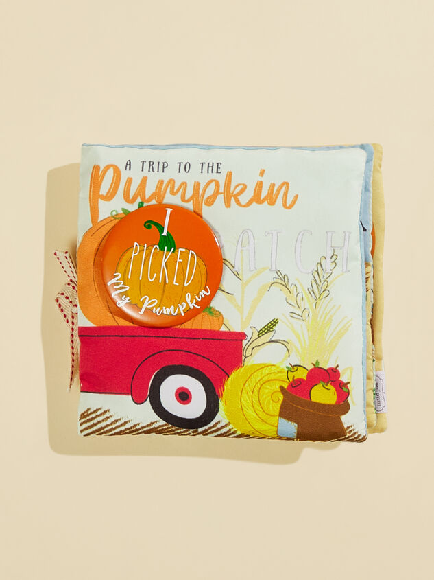 Pumpkin Patch Soft Book by MudPie Detail 1 - TULLABEE